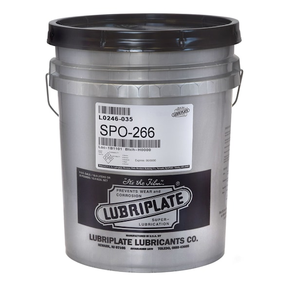 Lubriplate Spo-266, 35 Lb Pail, Iso-320/Agma 6 Tacky Fluid For Gear Box Applications L0246-035 - main